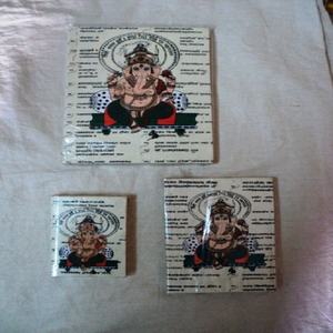 สมุดบันทึกงานแฮนด์เมดพิมพ์ลายสัญลักษณ์ฮินดูอินเดียพิมพ์ลายผสมกับชุดของขวัญชุดของขวัญสมุดบันทึกของขวัญจากอินเดีย - Product Image 4