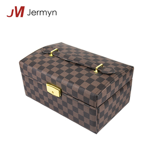 Personnalisé En Cuir Voyage Cas Maquillage <span class=keywords><strong>Bijoux</strong></span> Boîte De Rangement <span class=keywords><strong>Avec</strong></span> <span class=keywords><strong>Miroir</strong></span> - Product Image 6
