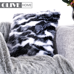 Personalizada casa punto gris Faux Fur ponderado tiro manta para el invierno - Product Image 6