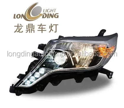 Longding car head light assembly for Toyota prado HID LED upgrade type 2014-2016