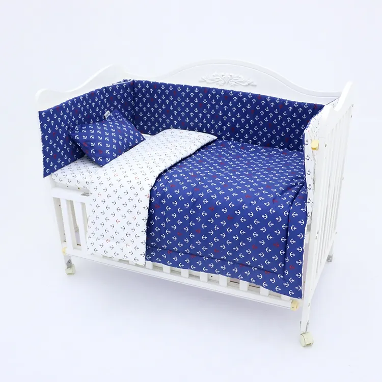 Đáng yêu thiết kế sử dụng mùa đông bé ấm bông crib sheet bộ đồ giường thiết lập