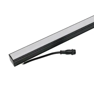 Barra de luz de led linear dmx dc24v, 48 peças, smd5050, decoração externa