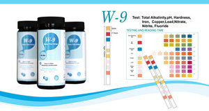 Kit de bandelettes de <span class=keywords><strong>test</strong></span> d'<span class=keywords><strong>eau</strong></span> - 9 en 1, 9 voies pour la qualité de l'<span class=keywords><strong>eau</strong></span> potable, l'<span class=keywords><strong>eau</strong></span> dure et la <span class=keywords><strong>dureté</strong></span> totale, système d'adoucisseur d'<span class=keywords><strong>eau</strong></span> - Product Image 2