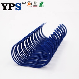 A4 chiều dài <span class=keywords><strong>3</strong></span> 1 Pitch pre-cut Twin Vòng Kim Loại Dây cuộn dây pre-cut đôi vòng dây O ràng buộc màu sắc khác nhau sắt văn phòng trường - Product Image 5