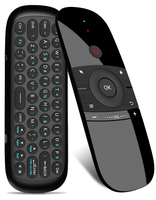 Shenzhen l'omi Air Souris W1 Avec MIni clavier 2.4G Sans Fil Souris de Fly Air Rechargeable À Distance Pour La Boîte D'android TV