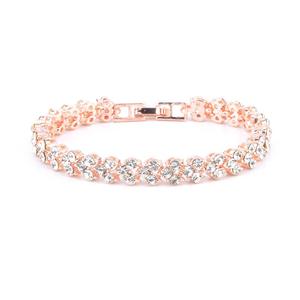 Bracelet en cristal simple de luxe exquis de style romain YWMT 2019 pour femmes, vente en gros - Product Image 1