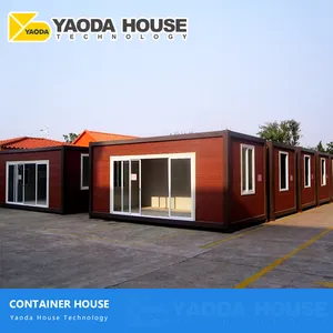 China bajo costo casas de contenedores, Venta caliente casa portátil, 40ft casa kit modular para Rwanda