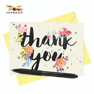 40 Floral Notas de Agradecimento Cartões com Envelopes em uma caixas