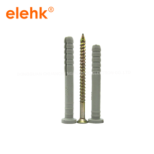 High Quality Concrete <strong>Screw</strong> Anchor Board <strong>Nylon</strong> Anchor Bolt Plastic Anchor Kit with <strong>Screw</strong> From Elehk Fastener - Product Image 3