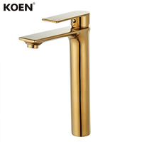Robinet de lavabo en laiton à poignée unique avec aérateur encastré, design luxueux, best-seller pour la salle de bain à domicile, l'hôtel, le lavabo, installation facile