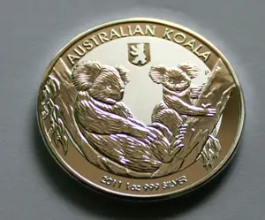 Réplica mais quente 31.1 gramas australiana moedas koala da china