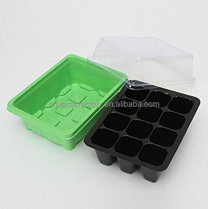 Kit de bandeja de germinación de 12 celdas de plástico, grosor personalizado, para vivero de <span class=keywords><strong>semillas</strong></span>, <span class=keywords><strong>se</strong></span> puede usar con esterilla de calor - Product Image 2
