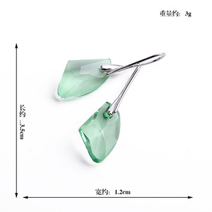 Boucles d'oreilles pour femmes NEULRY, nouvelles, personnalisées, en <span class=keywords><strong>pierre</strong></span> de cristal naturelle, gouttelettes d'eau - Product Image 5