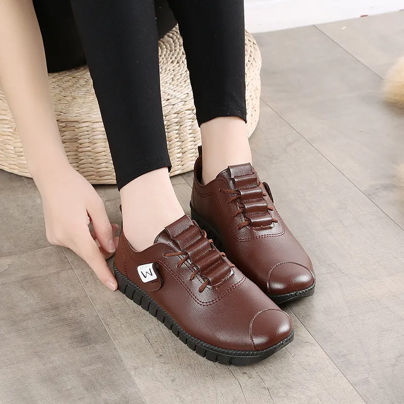 Big size women hot sale shoes new style casual ladies flat sport shoes