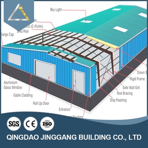 JG Kim Loại Xây Dựng Đúc Sẵn Nhà Của Kết Cấu Thép Xây Dựng - Product Image 5