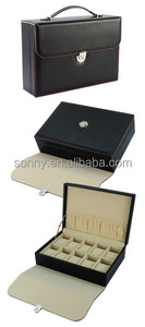 Valigetta in Pelle da Viaggio per 15 Orologi per Uomini Diplomatici - Product Image 2