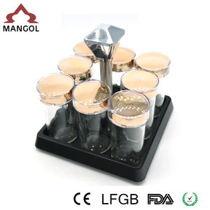 <strong>Revolving</strong> Plastic Display Restaurant Kitchen Glass <strong>Spice</strong> Jar <strong>Spice</strong> <strong>Rack</strong> - Product Image 5