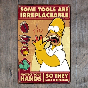 Để Rượu Duff Simpsons Vintage Tin Kim Loại Đăng Art Bar Quán Rượu Quán Cà Phê Nhà Để Xe Khách Sạn Nhà Trang Trí Tường Kim Loại Poster - Product Image 5