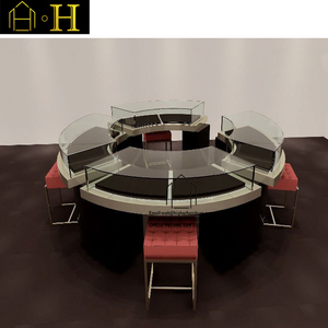 Tiendas de joyería de lujo clásicas imágenes de diseño de interior con escaparate de cristal joyería - Product Image 6