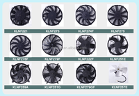Ventilateur d'évaporateur SPAL Thermo King Moteur de ventilateur sans brosse à 3 vitesses DC12/24V KZFF293W Ventilateur de climatiseur de bus Fabrication en Chine