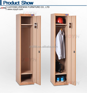 Armoire métallique à une porte avec miroir / Armoire de chambre / Casier en acier à une porte avec 2 niveaux - Product Image 6