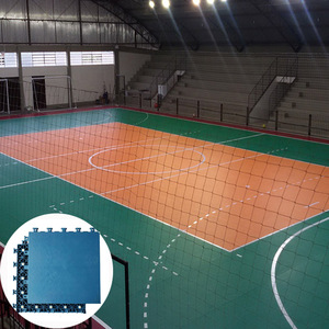 ZSFloor de enclavamiento elástico plano PP mat para Cancha de balonmano portátil suelo balonmano piso - Product Image 4