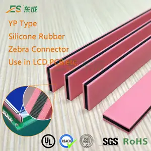 Conduttore elettrico Connettore LCD per PCB Zebra Silicone Elastomero