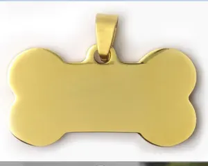 Nuovo Design a forma di osso Pet Tag Fashion Dog Tag ciondolo fornitura cinese Dog Tag