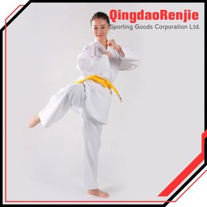 Jeux olympiques Fournisseur <span class=keywords><strong>Nouveau</strong></span> Personnaliser Classique Karaté Uniforme Fabriqués En 100% Coton Pour Les Écoles - Product Image 1