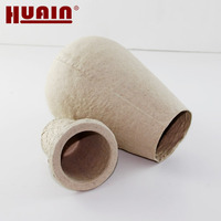 Compost-able Recyclable Pulp Waterproof Vase for Packaging Paper Flower Pots