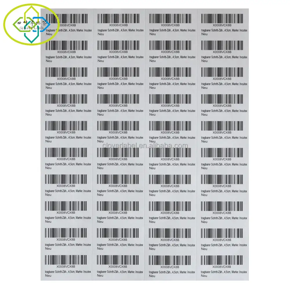 Return address label sticker 40pcs white a4 sheets sticky self adhesive for Inkjet / laser printer