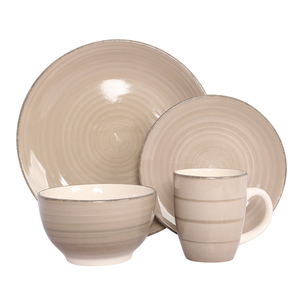 Juego de vajilla de cerámica, diseño pintado a mano - Product Image 4