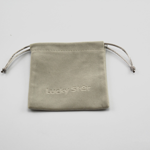 <span class=keywords><strong>Achat</strong></span> Direct de la chine de bonne qualité de l'environnement gris pochette en velours - Product Image 2