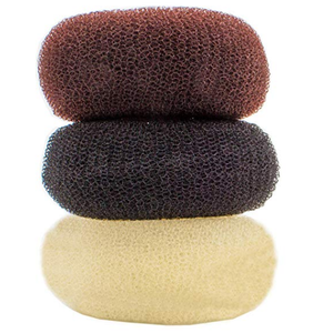 Anillo <span class=keywords><strong>para</strong></span> Moño de Pelo Personalizado de Fábrica, <span class=keywords><strong>Donut</strong></span> de Pelo de Nailon - Product Image 1