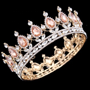 Tiaras <span class=keywords><strong>de</strong></span> Cristal Grandes Personalizadas al por Mayor, Plateadas, con Diseño <span class=keywords><strong>de</strong></span> Princesa, Estilo Redondo, para Concursos <span class=keywords><strong>de</strong></span> Belleza, <span class=keywords><strong>Coronas</strong></span> <span class=keywords><strong>de</strong></span> Reina Doradas Personalizadas - Product Image 6