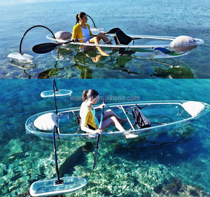 Polycarbonate clear <strong>Kayak</strong> Transparent Canoe PC <strong>Kayak</strong> with <strong>Outrigger</strong> Balance System - Product Image 3
