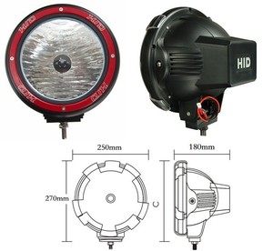 Chất lượng tốt tại chỗ lũ 12V 55W 9 "<span class=keywords><strong>HID</strong></span> offroad đèn 7 inch <span class=keywords><strong>HID</strong></span> off road ánh sáng cho xe tải - Product Image 4