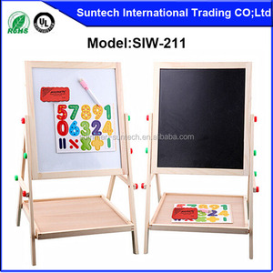 Set di Giocattoli per Disegno con Lavagna Magnetica in Legno Decorativa per Bambini da Interni Suntech - Product Image 2