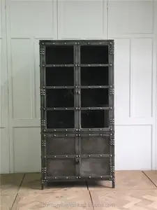 industrial style furniture two glass door used metal cabinets sale