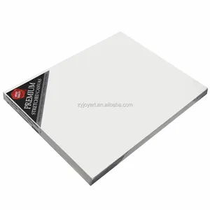 Kanvas Kosong Seniman 40X30Cm Pada Bingkai Kayu Profesional Akrilik Putih