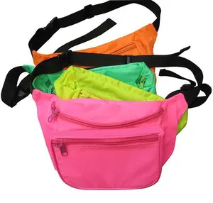 Riñonera pequeña de colores, bolsa de cintura personalizada con logotipo para promoción