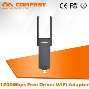 Compra de China Para El Conductor Libre COMFAST Tarjeta de Red de Banda Dual a 1200 Mbps CF-926AC MT7612U 2.4 Ghz/5.8 Ghz - Product Image 1
