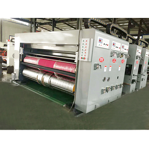 Tự Động Bánh Pizza Hộp Carton In Flexo Chết Máy Cắt/Flexo Mực In Ấn Khía Máy - Product Image 3