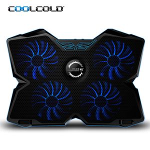 Coolcold 4 lớn LED máy tính xách tay làm mát pad chơi game máy tính xách tay quạt mát 17.3 inch amazons tốt nhất người bán máy tính xách tay mát - Product Image 2