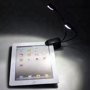 Lampe de lecture à pince alimentée par batterie haute puissance Corps en plastique portable moderne Rechargeable <span class=keywords><strong>Flexible</strong></span> LED Book Light - Product Image 6