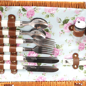 Custom Vintage Rectangle Rattan <strong>Basket</strong> <strong>Hamper</strong> Set Handicraft Willow Picnic <strong>Basket</strong> <strong>for</strong> Store Supermarket Antique Style - Product Image 5