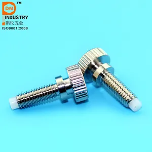 Stainless Steel Brass Knurled Thumb Screw With Soft Point