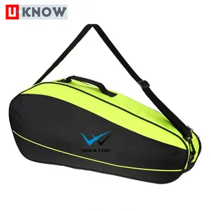 Custom Verstelbare Schouderband Sport Racket Tennistas Polyester Badminton Tas