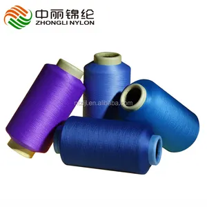 Nylon 6 Yarn Polyamide 70D/24F SD Dope Dyed Color Yarn Nylon 6 DTY For Knitting Weaving Fabric Sewing Thread Fishing Line