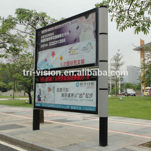 Postes dobles <span class=keywords><strong>diseño</strong></span> ayuda del LED caja <span class=keywords><strong>de</strong></span> luz publicidad exterior - Product Image 2